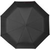 Зонт складной Lui, черный с красным фото 2